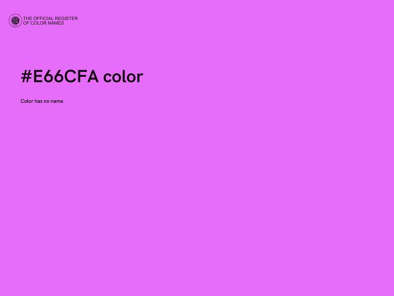 #E66CFA color image
