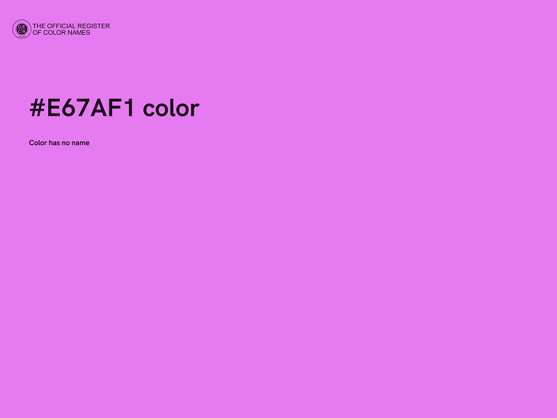 #E67AF1 color image
