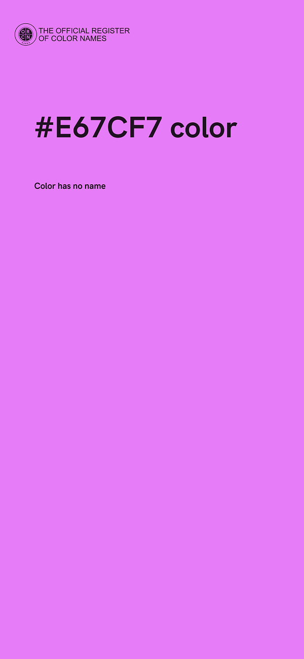 #E67CF7 color image