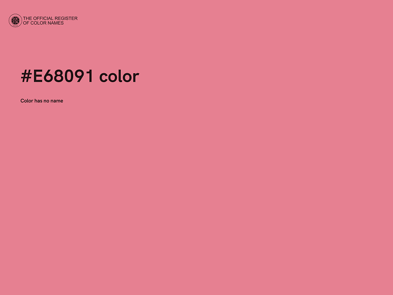 #E68091 color image