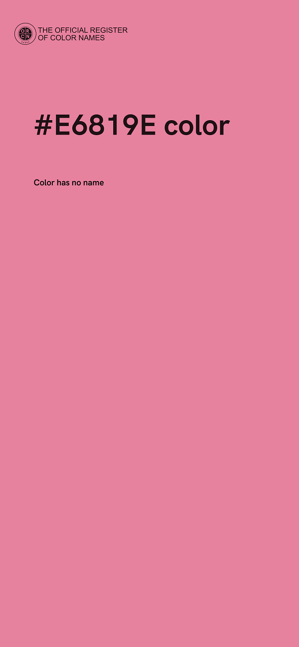 #E6819E color image