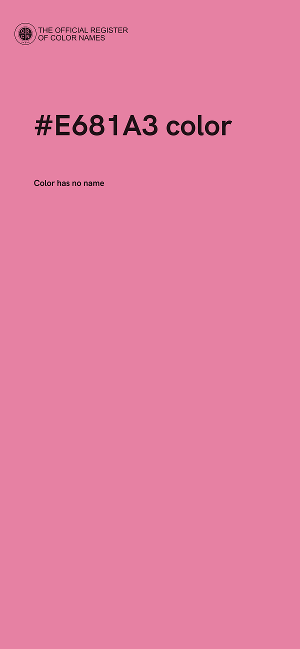 #E681A3 color image