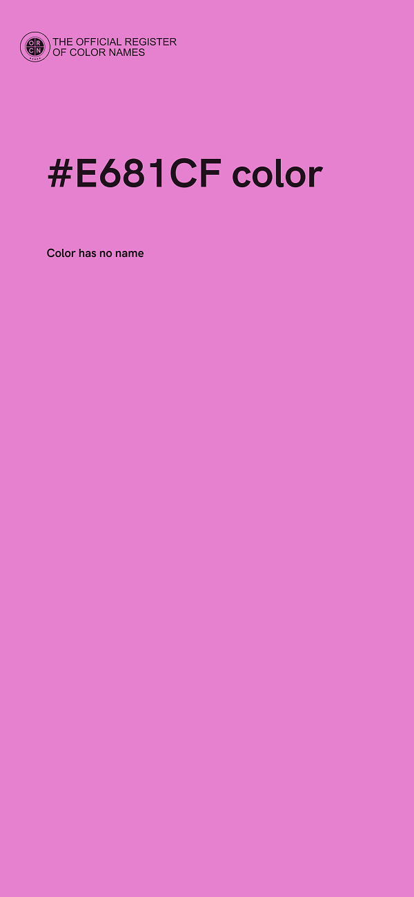 #E681CF color image