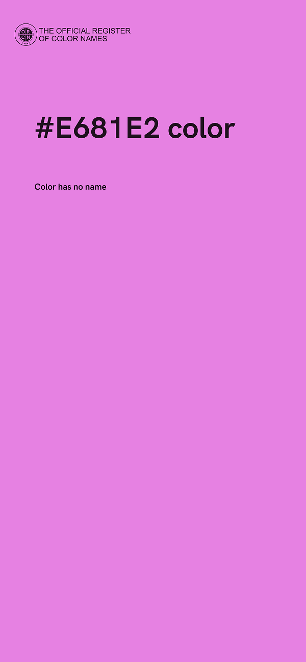#E681E2 color image