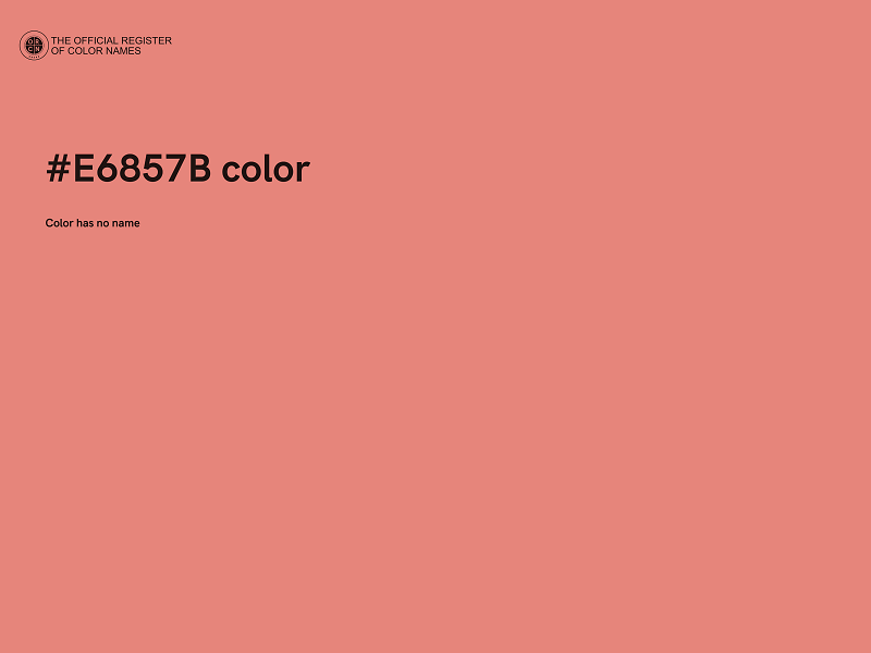 #E6857B color image