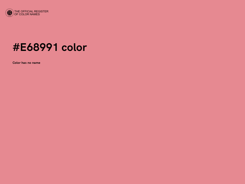 #E68991 color image