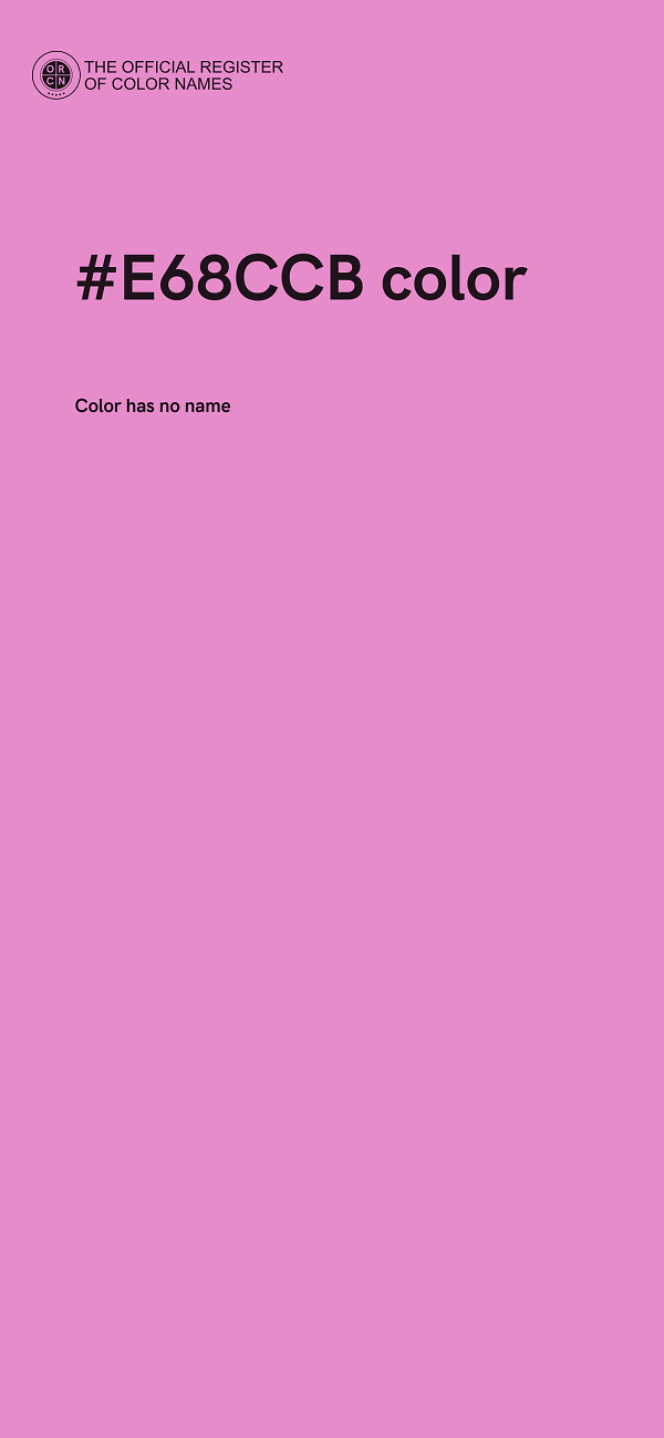 #E68CCB color image