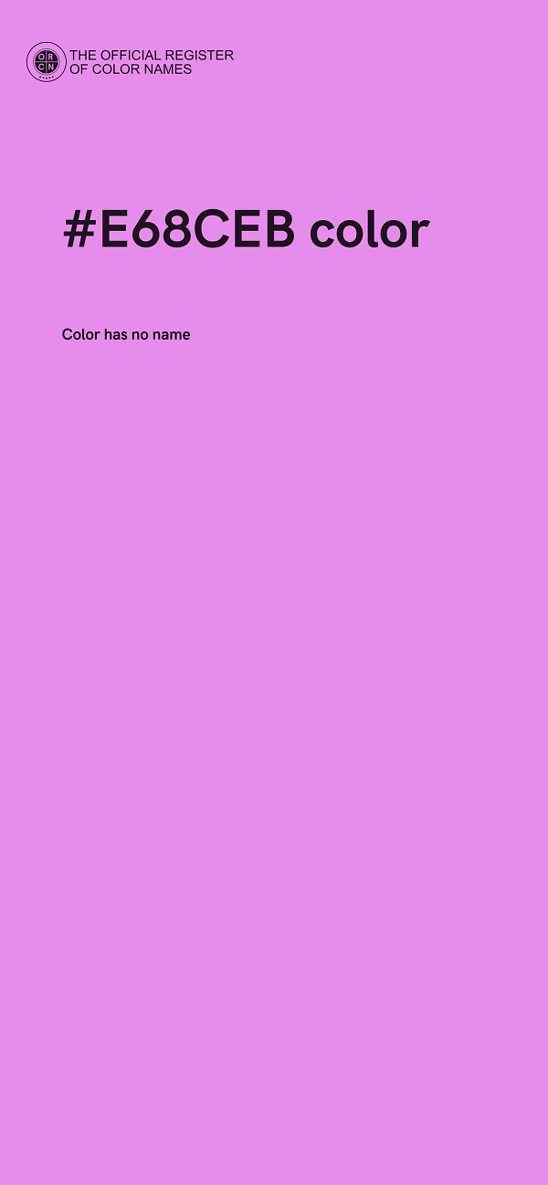 #E68CEB color image