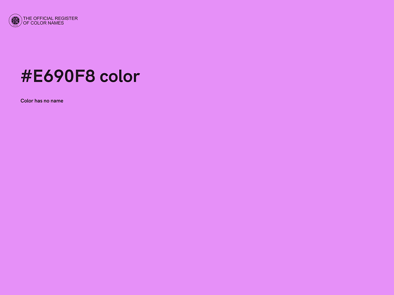 #E690F8 color image