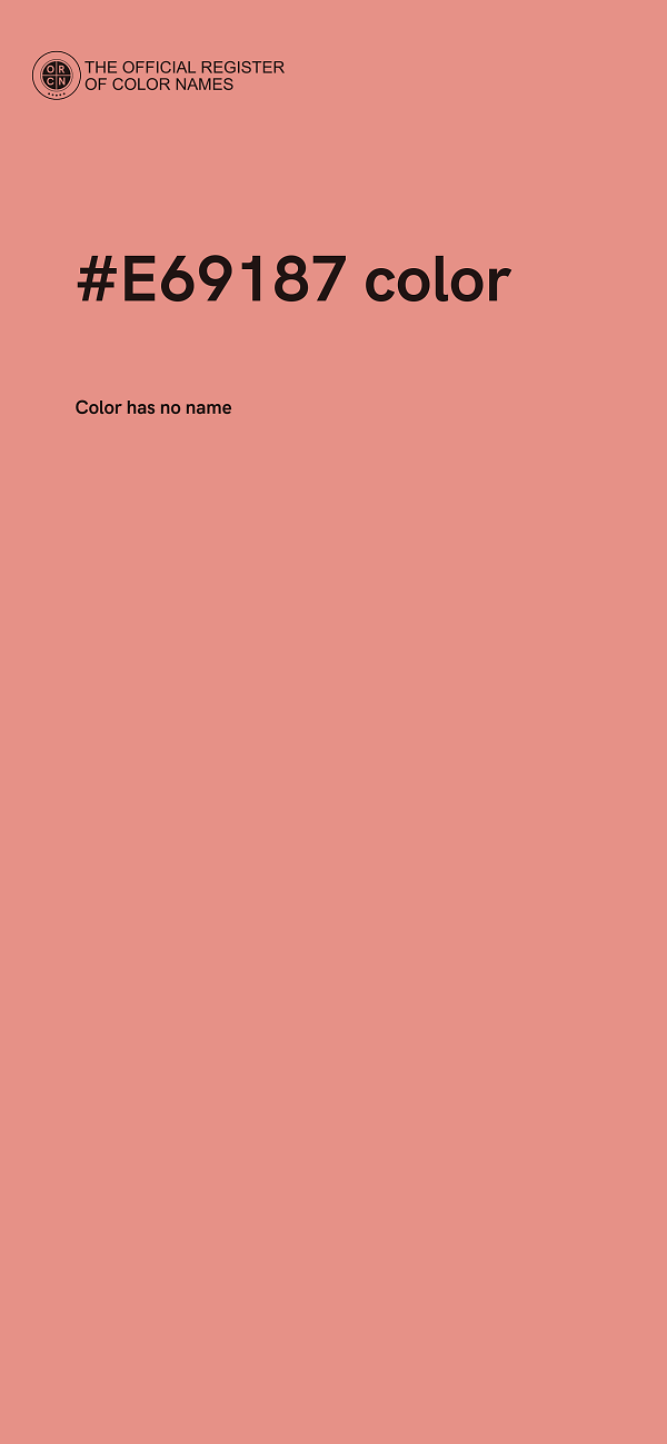 #E69187 color image