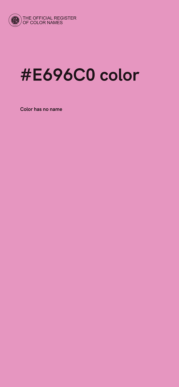 #E696C0 color image
