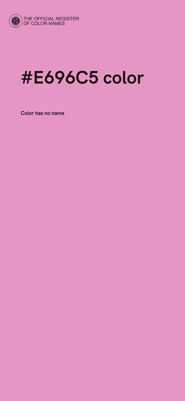 #E696C5 color image