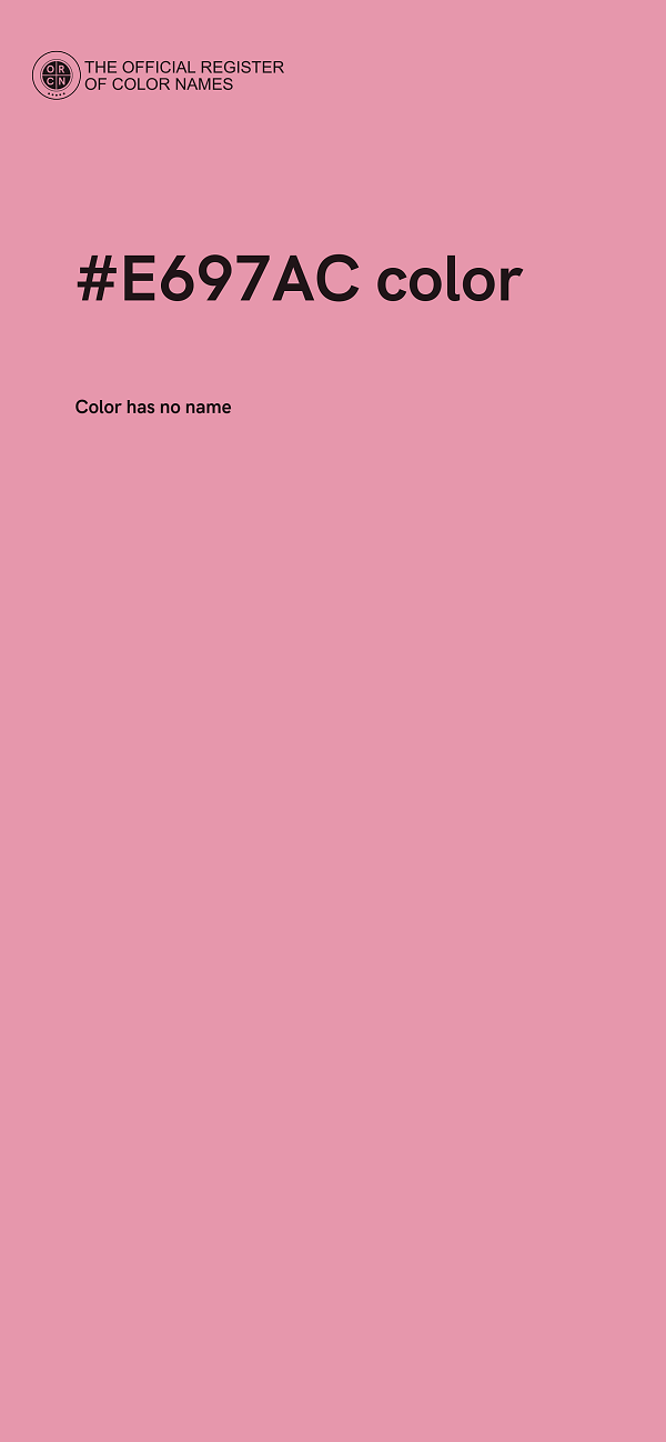 #E697AC color image
