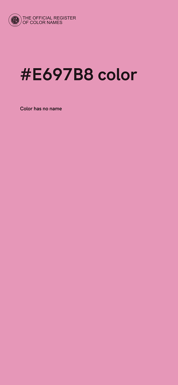 #E697B8 color image