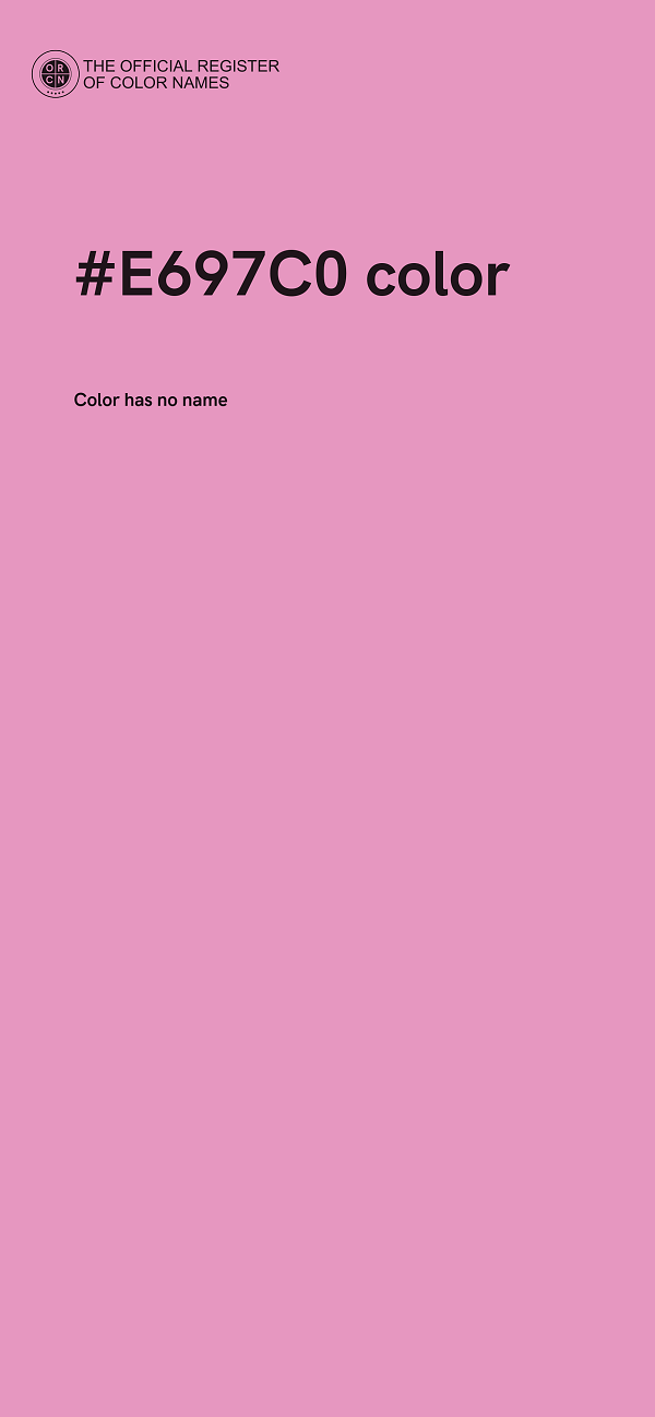 #E697C0 color image