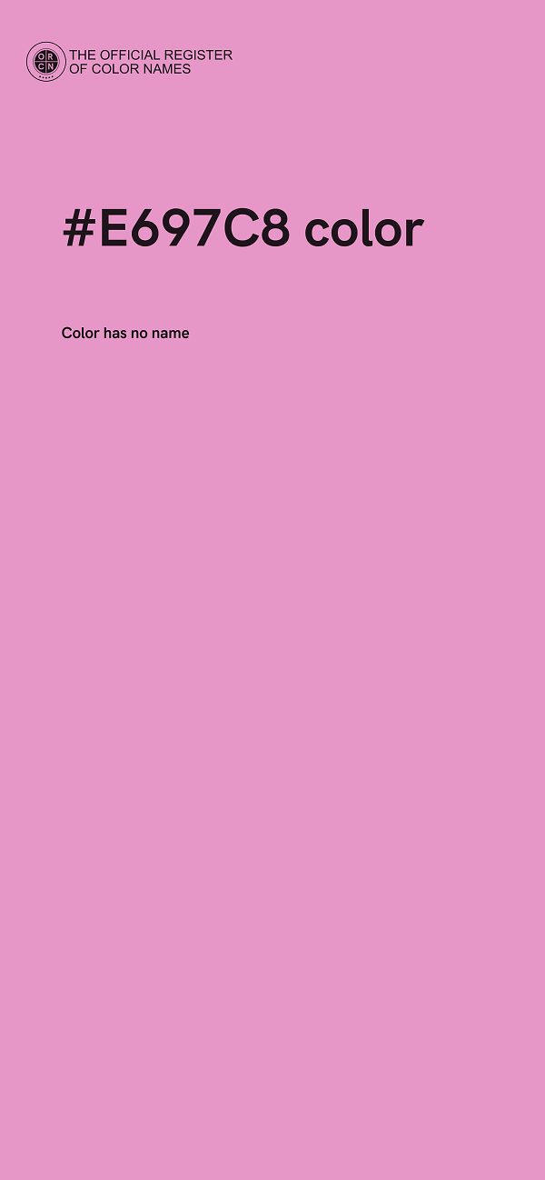 #E697C8 color image
