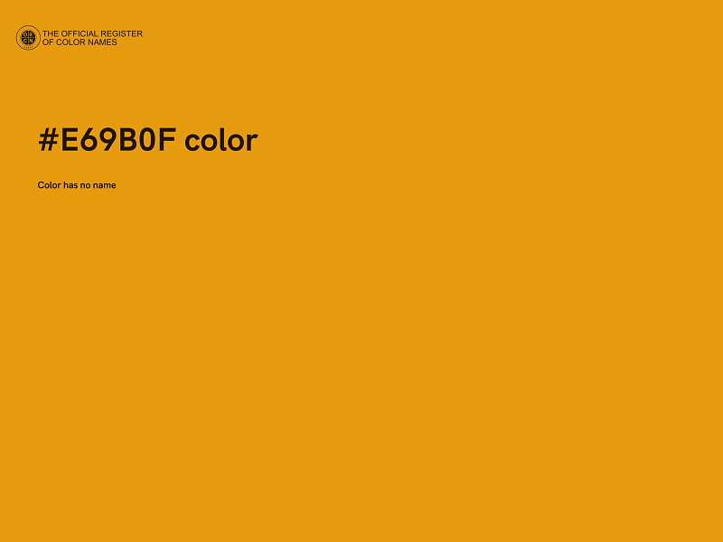 #E69B0F color image