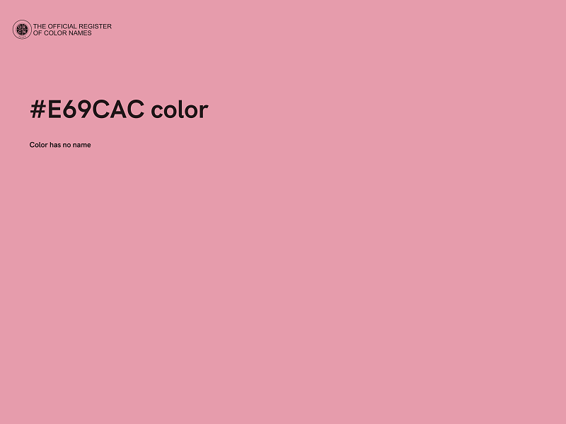 #E69CAC color image