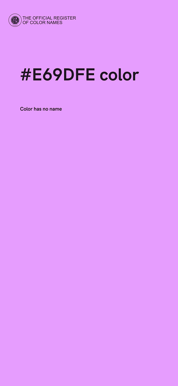 #E69DFE color image
