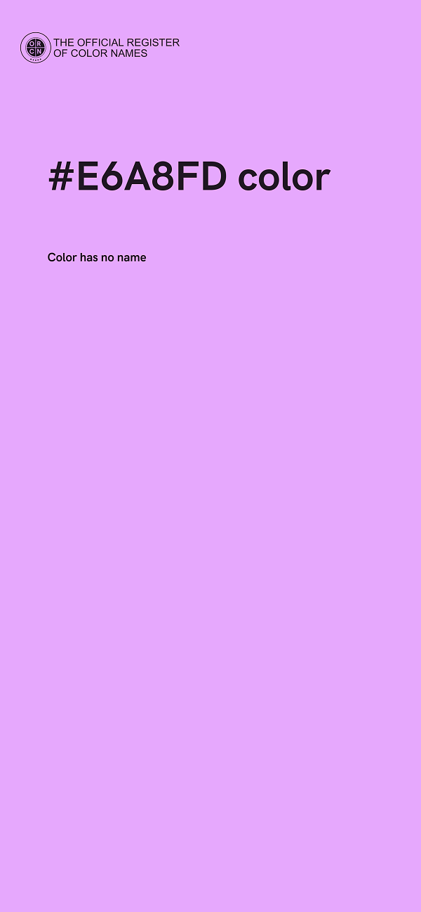 #E6A8FD color image