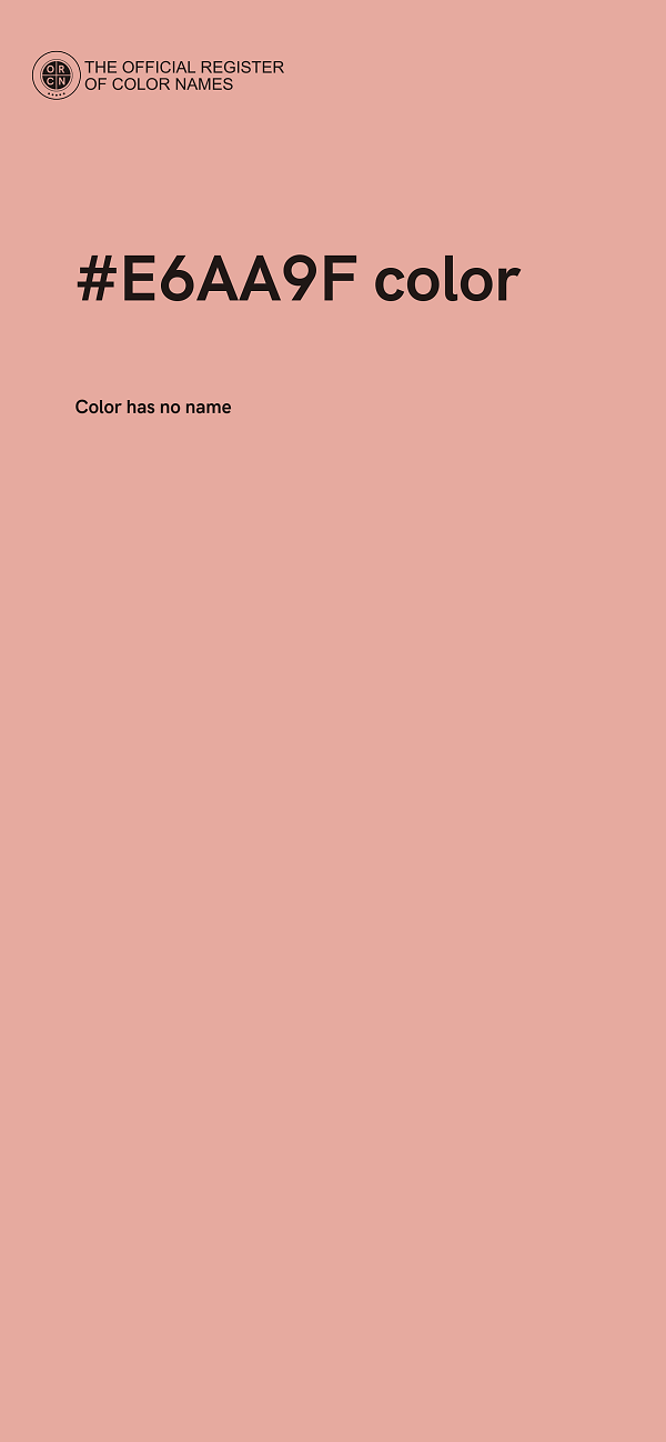 #E6AA9F color image
