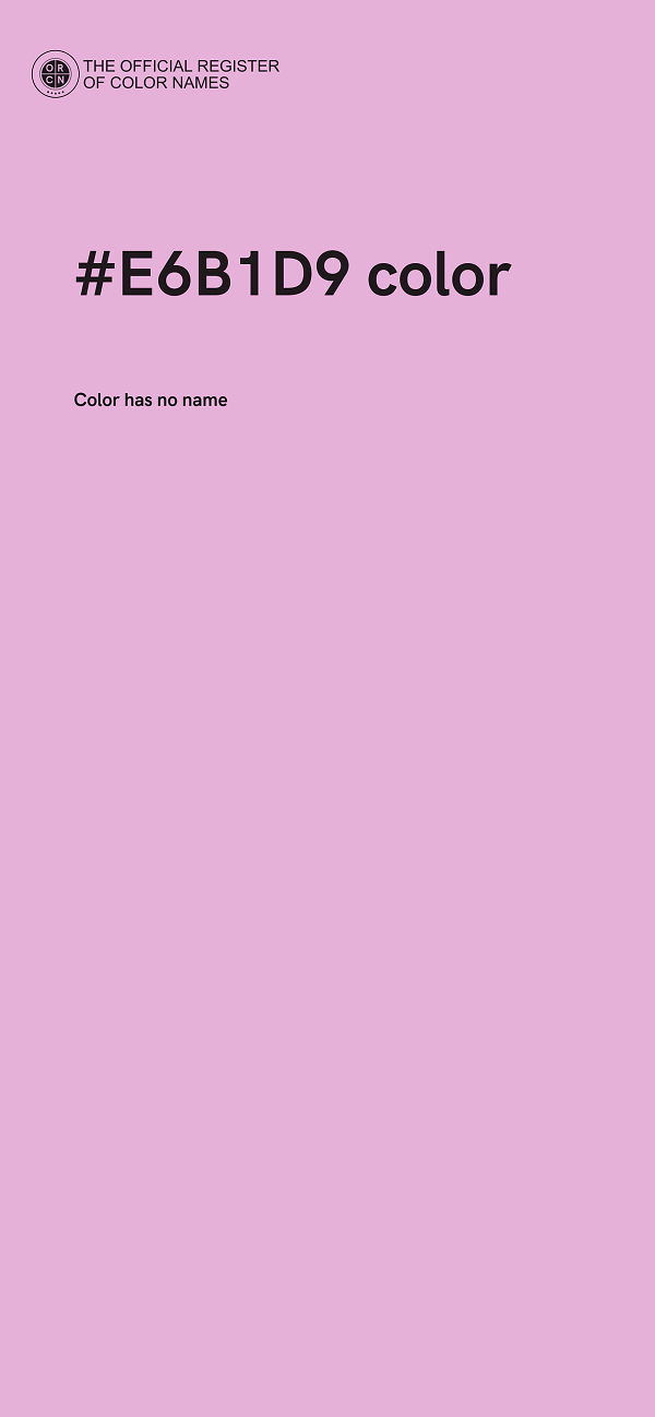 #E6B1D9 color image