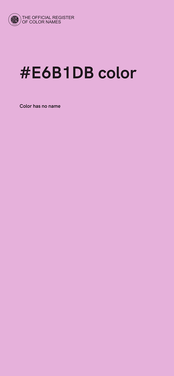 #E6B1DB color image