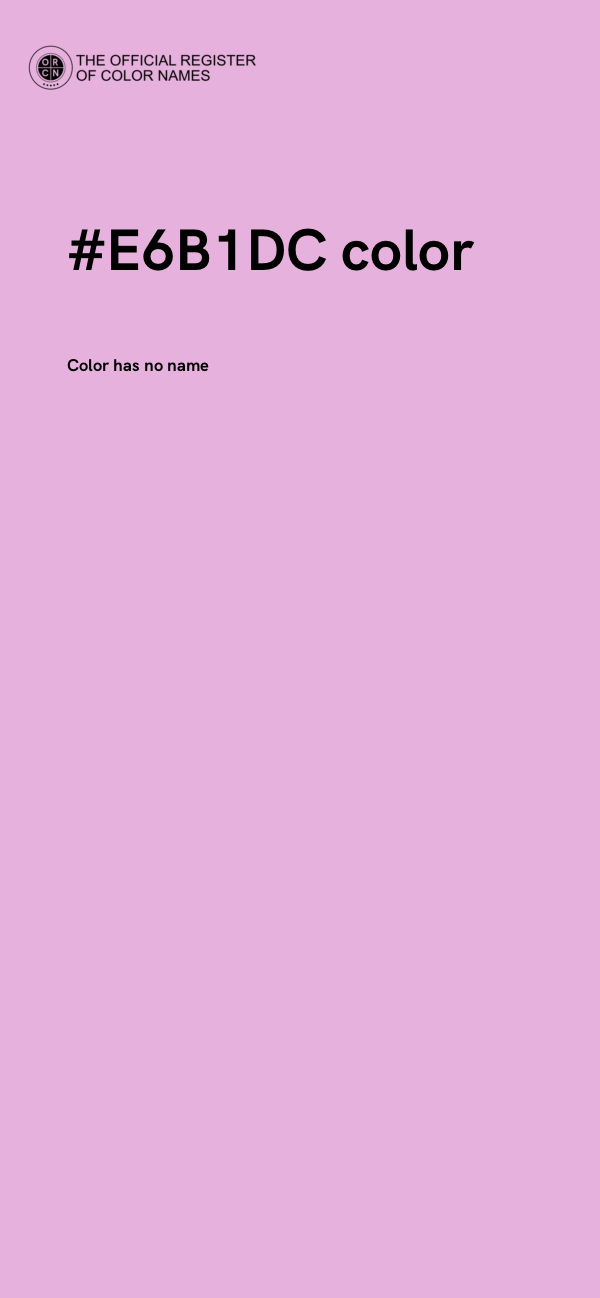 #E6B1DC color image