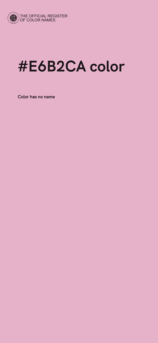 #E6B2CA color image