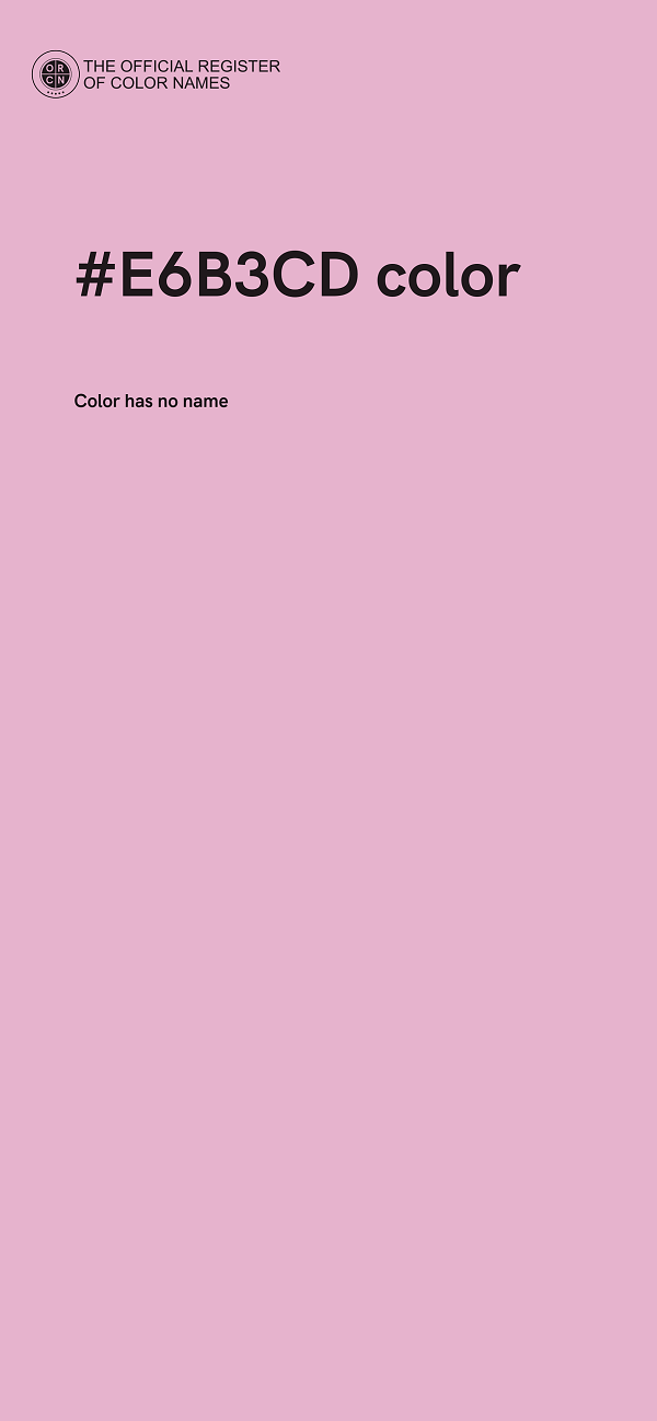 #E6B3CD color image