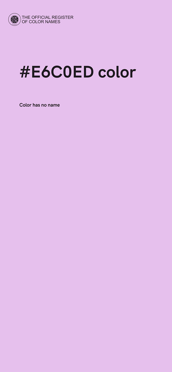 #E6C0ED color image