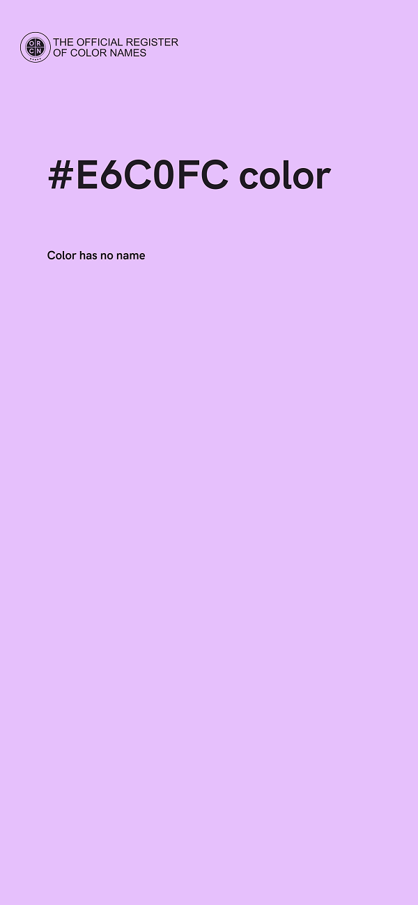 #E6C0FC color image