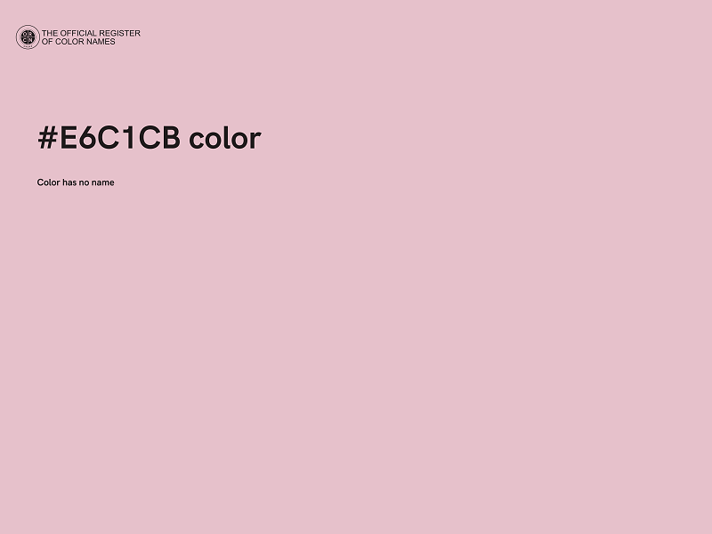 #E6C1CB color image