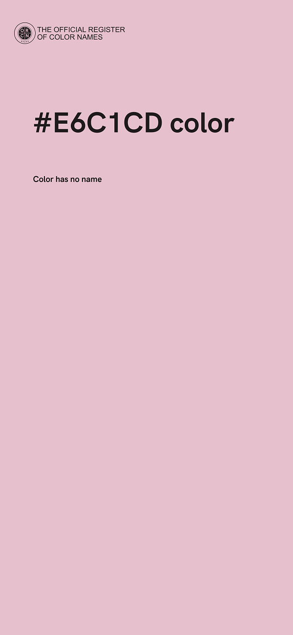 #E6C1CD color image