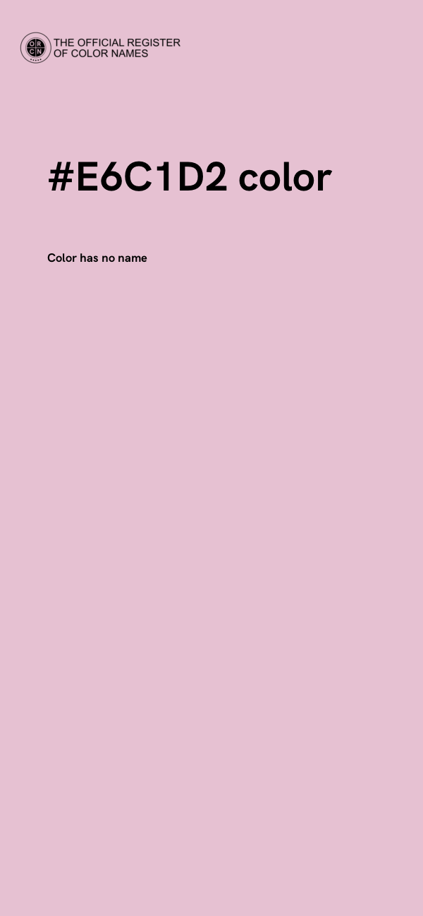 #E6C1D2 color image