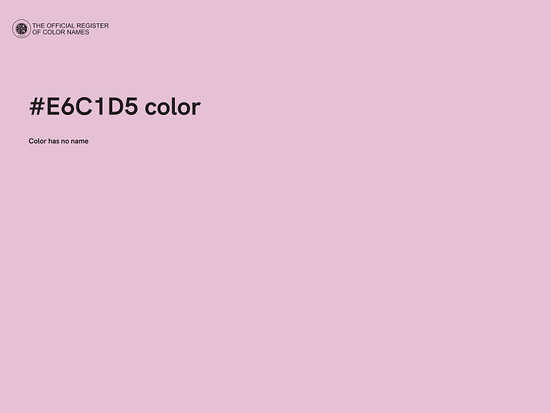 #E6C1D5 color image