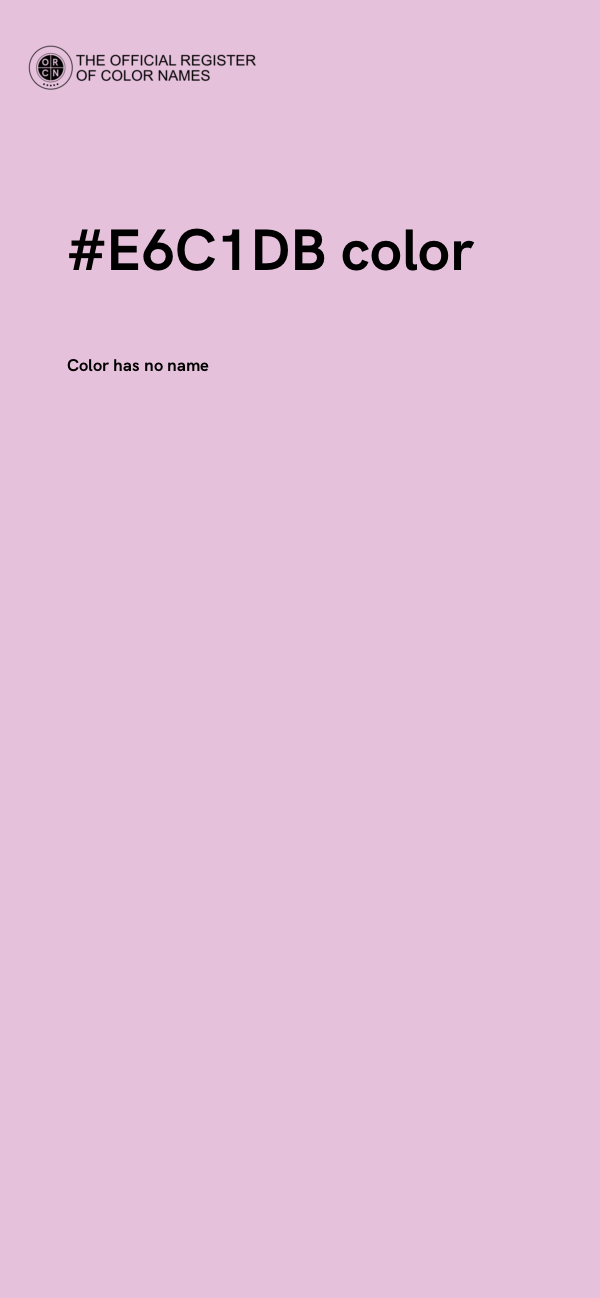 #E6C1DB color image