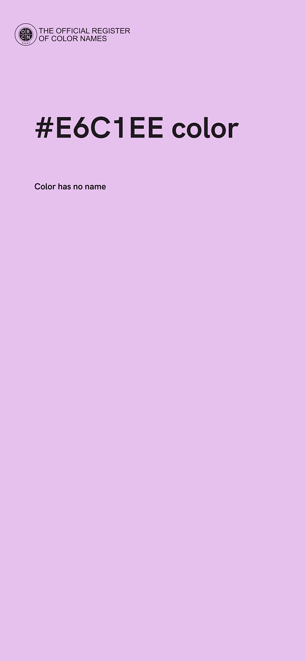 #E6C1EE color image