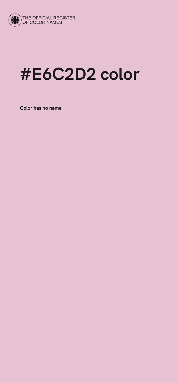#E6C2D2 color image