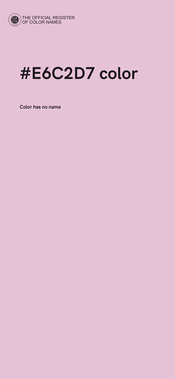 #E6C2D7 color image