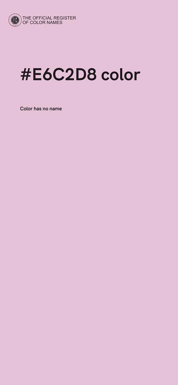 #E6C2D8 color image