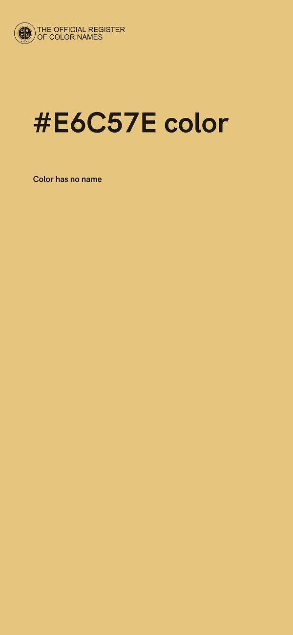 #E6C57E color image