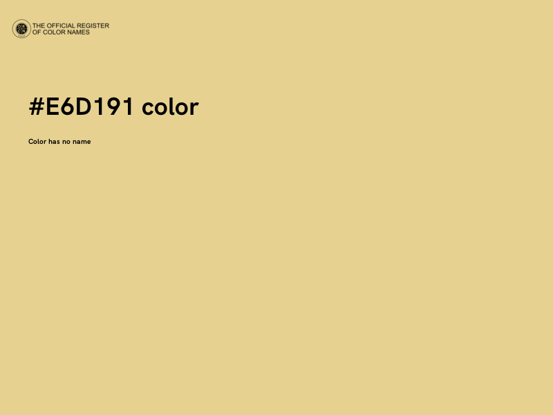 #E6D191 color image