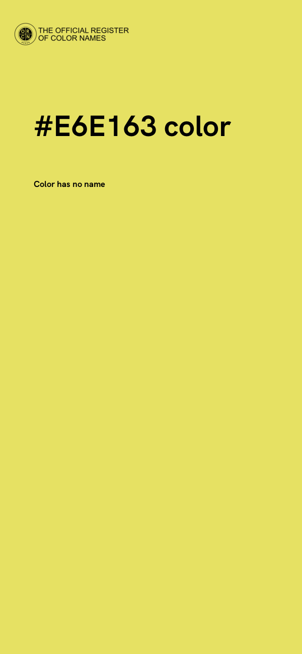 #E6E163 color image