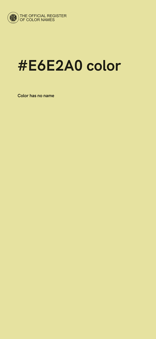 #E6E2A0 color image