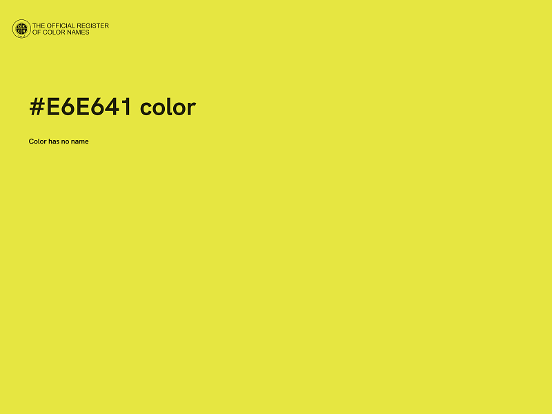 #E6E641 color image