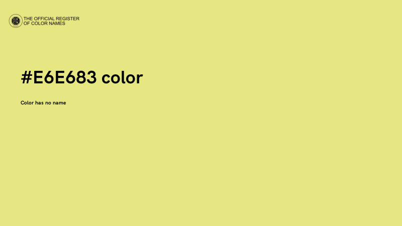 #E6E683 color image