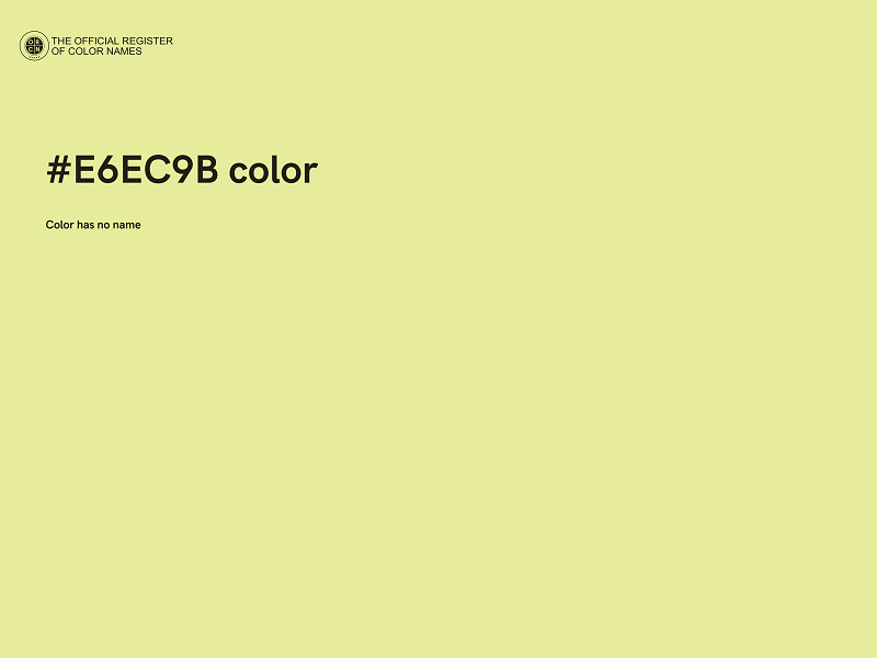 #E6EC9B color image
