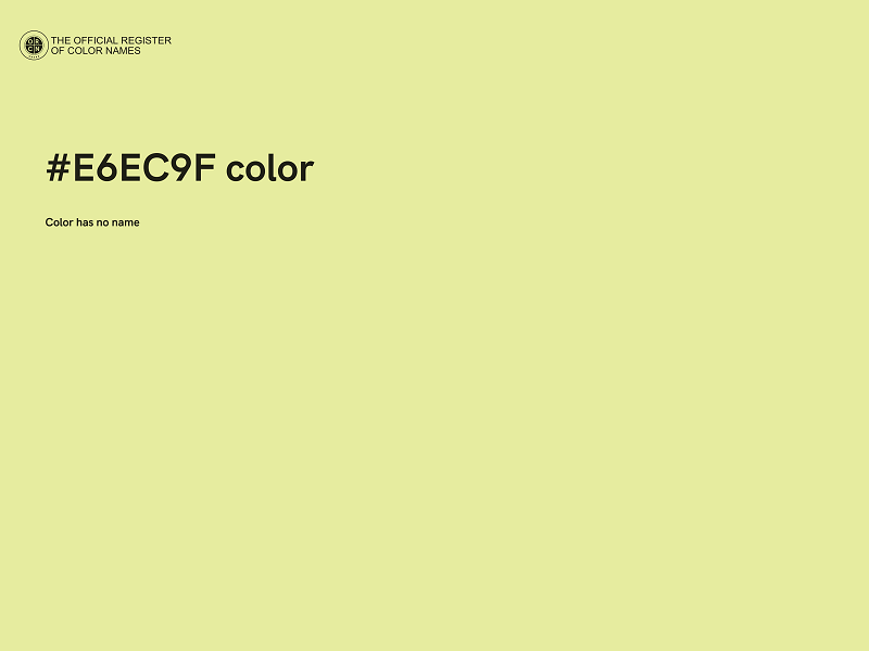 #E6EC9F color image
