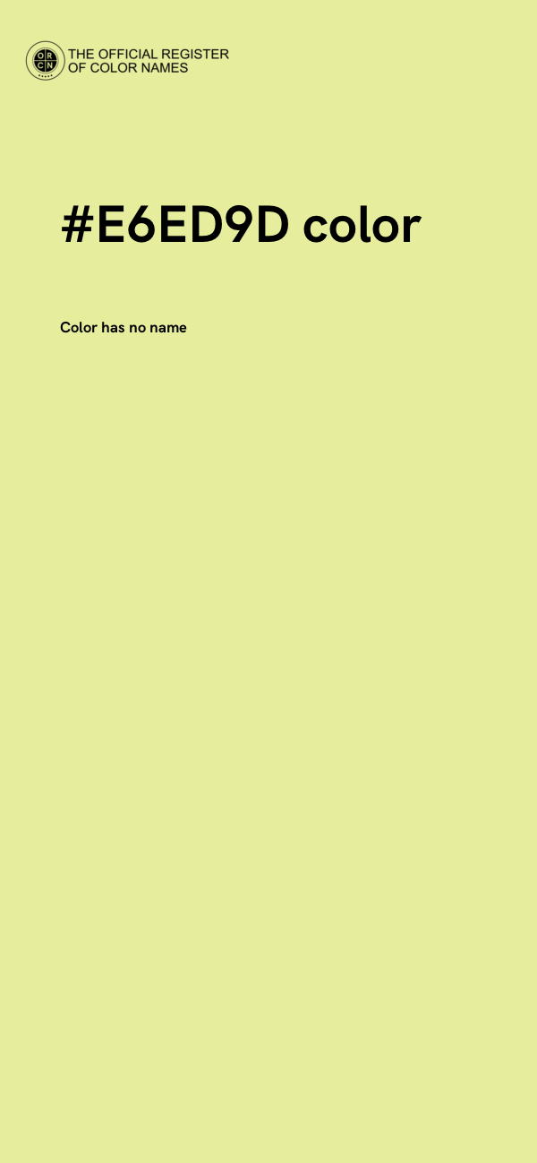 #E6ED9D color image